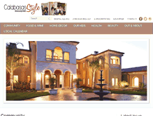 Tablet Screenshot of calabasasstyle.com